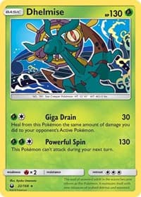 Dhelmise - SM - Celestial Storm - Pokemon card