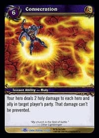 Consecration - Dark Portal - WoW card