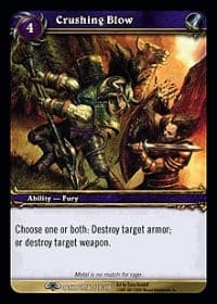 Crushing Blow - Dark Portal - WoW card
