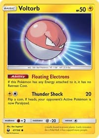 Voltorb - SM - Celestial Storm - Pokemon card