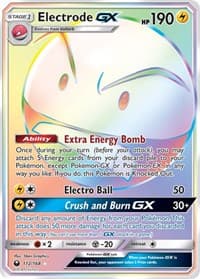 Electrode GX (Secret) - SM - Celestial Storm - Pokemon card