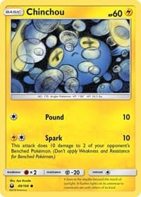 Chinchou - SM - Celestial Storm - Pokemon card