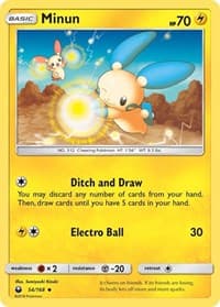 Minun - SM - Celestial Storm - Pokemon card