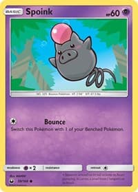 Spoink - SM - Celestial Storm - Pokemon card