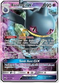 Banette GX - SM - Celestial Storm - Pokemon card