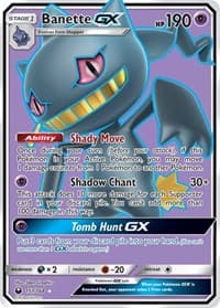 Banette GX (Full Art) - SM - Celestial Storm - Pokemon card