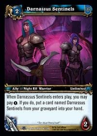 Darnassus Sentinels - Dark Portal - WoW card