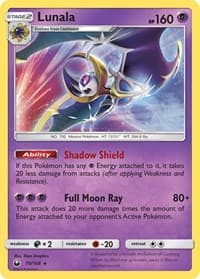 Lunala - SM - Celestial Storm - Pokemon card