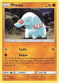 Phanpy - SM - Celestial Storm - Pokemon card