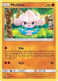 Meditite - SM - Celestial Storm - Pokemon card
