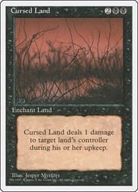 Cursed Land - Fourth Edition - Magic: The Gathering card