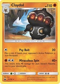Claydol - SM - Celestial Storm - Pokemon card