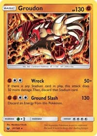 Groudon - SM - Celestial Storm - Pokemon card