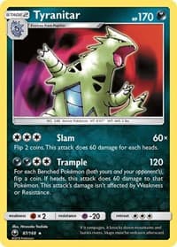 Tyranitar - SM - Celestial Storm - Pokemon card