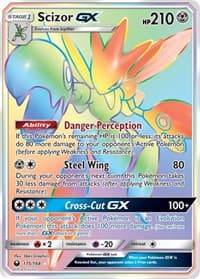 Scizor GX (Secret) - SM - Celestial Storm - Pokemon card