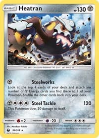 Heatran - SM - Celestial Storm - Pokemon card