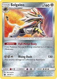 Solgaleo - SM - Celestial Storm - Pokemon card