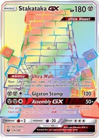 Stakataka GX (Secret) - SM - Celestial Storm - Pokemon card