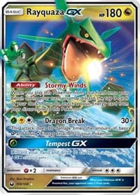 Rayquaza GX - SM - Celestial Storm - Pokemon card