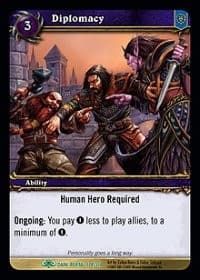 Diplomacy - Dark Portal - WoW card