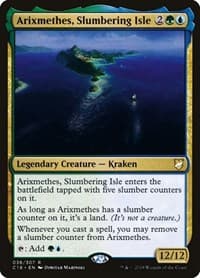 Arixmethes, Slumbering Isle - Commander 2018 - Magic: The Gathering card