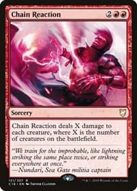Chain Reaction - Commander 2018 - Magic: The Gathering card