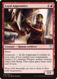 Loyal Apprentice - Commander 2018 - Magic: The Gathering card