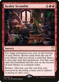 Reality Scramble - Commander 2018 - Magic: The Gathering card