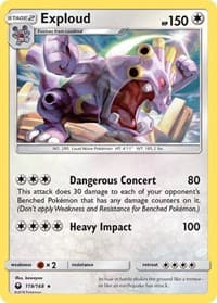 Exploud - SM - Celestial Storm - Pokemon card