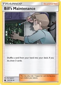 Bill's Maintenance - SM - Celestial Storm - Pokemon card