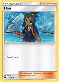 Hau - SM - Celestial Storm - Pokemon card