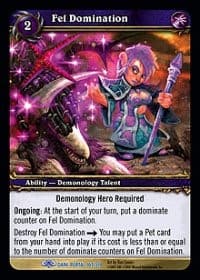 Fel Domination - Dark Portal - WoW card