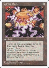 Cursed Rack - Fourth Edition - Magic: The Gathering card