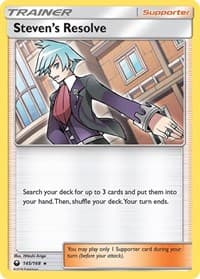 Steven's Resolve - SM - Celestial Storm - Pokemon card