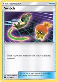 Switch - SM - Celestial Storm - Pokemon card