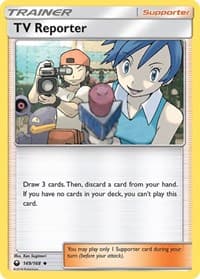 TV Reporter - SM - Celestial Storm - Pokemon card