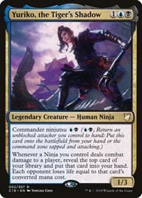 Yuriko, the Tiger's Shadow - Commander 2018 - Magic: The Gathering card
