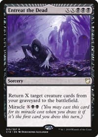Entreat the Dead - Commander 2018 - Magic: The Gathering card