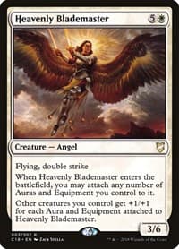 Heavenly Blademaster - Commander 2018 - Magic: The Gathering card