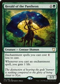 Herald of the Pantheon - Commander 2018 - Magic: The Gathering card