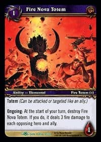 Fire Nova Totem - Dark Portal - WoW card