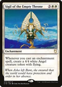 Sigil of the Empty Throne - Commander 2018 - Magic: The Gathering card