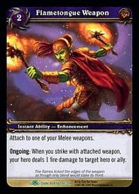 Flametongue Weapon - Dark Portal - WoW card