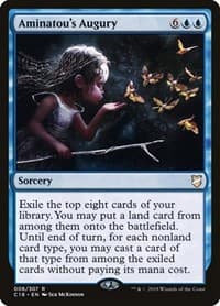 Aminatou's Augury - Commander 2018 - Magic: The Gathering card