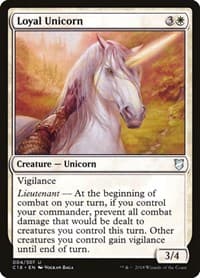 Loyal Unicorn - Commander 2018 - Magic: The Gathering card