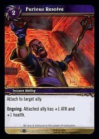 Furious Resolve - Dark Portal - WoW card