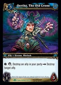 Gertha, The Old Crone - Dark Portal - WoW card