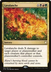 Lavalanche - Commander 2018 - Magic: The Gathering card