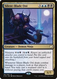 Silent-Blade Oni - Commander 2018 - Magic: The Gathering card