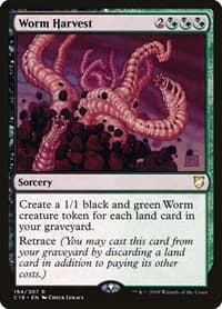 Worm Harvest - Commander 2018 - Magic: The Gathering card